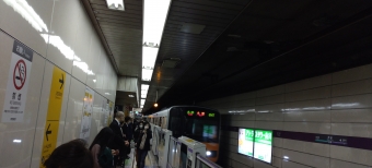 渋谷駅から表参道駅の乗車記録(乗りつぶし)写真