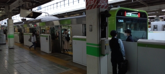 池袋駅から高田馬場駅の乗車記録(乗りつぶし)写真