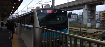 赤羽駅から田端駅の乗車記録(乗りつぶし)写真