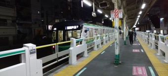 北千住駅から綾瀬駅の乗車記録(乗りつぶし)写真