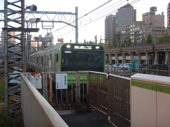 品川駅から西日暮里駅の乗車記録(乗りつぶし)写真