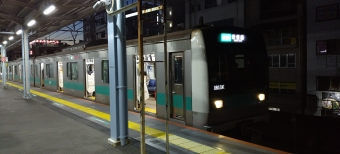 綾瀬駅から松戸駅の乗車記録(乗りつぶし)写真