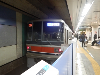 目黒駅から溜池山王駅の乗車記録(乗りつぶし)写真