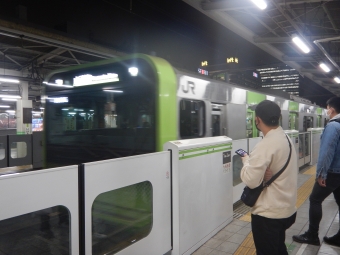 池袋駅から西日暮里駅の乗車記録(乗りつぶし)写真