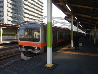 新松戸駅から南流山駅の乗車記録(乗りつぶし)写真