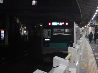 北千住駅から南柏駅の乗車記録(乗りつぶし)写真