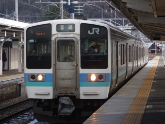 下諏訪駅から塩尻駅:鉄道乗車記録の写真