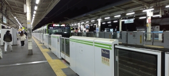 新宿駅から西日暮里駅の乗車記録(乗りつぶし)写真