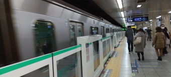 西日暮里駅から北千住駅の乗車記録(乗りつぶし)写真