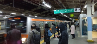 新松戸駅から舞浜駅の乗車記録(乗りつぶし)写真