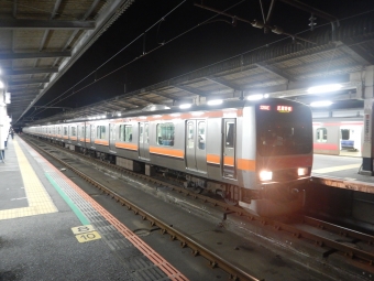 南船橋駅から新松戸駅の乗車記録(乗りつぶし)写真