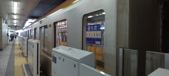 永田町駅から新木場駅の乗車記録(乗りつぶし)写真