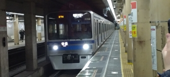 蔵前駅から浅草駅の乗車記録(乗りつぶし)写真