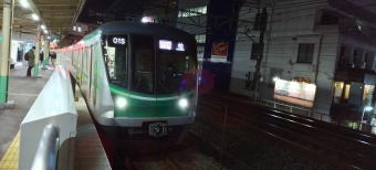新松戸駅から南柏駅の乗車記録(乗りつぶし)写真