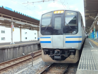 君津駅から千葉駅の乗車記録(乗りつぶし)写真