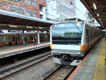 国分寺駅から中野駅:鉄道乗車記録の写真