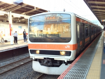 南浦和駅から新松戸駅の乗車記録(乗りつぶし)写真