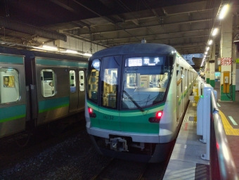 綾瀬駅から柏駅の乗車記録(乗りつぶし)写真