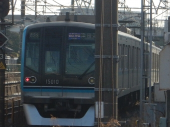 西船橋駅から東船橋駅の乗車記録(乗りつぶし)写真