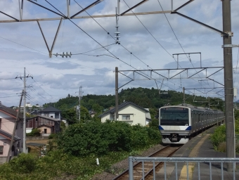 友部駅から宍戸駅の乗車記録(乗りつぶし)写真