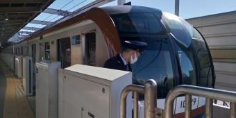 新木場駅から豊洲駅の乗車記録(乗りつぶし)写真