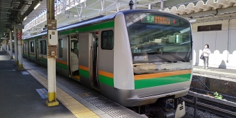 恵比寿駅から西大井駅の乗車記録(乗りつぶし)写真