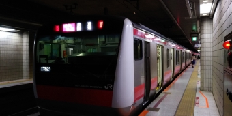 越中島駅から東京駅:鉄道乗車記録の写真