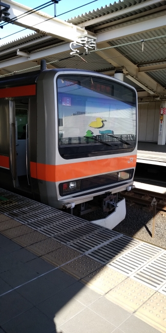 吉川駅から越谷レイクタウン駅の乗車記録(乗りつぶし)写真