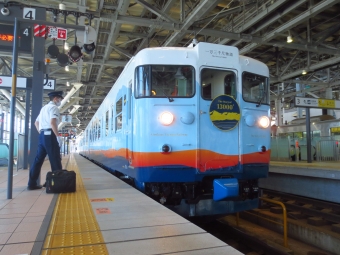 富山駅から富山駅の乗車記録(乗りつぶし)写真