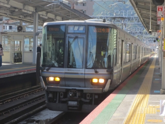 大津京駅から米原駅の乗車記録(乗りつぶし)写真