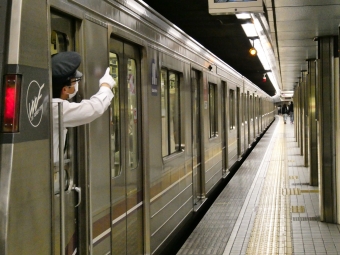 東梅田駅から阿倍野駅の乗車記録(乗りつぶし)写真
