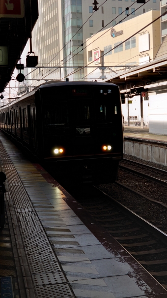 尼崎駅から木津駅の乗車記録(乗りつぶし)写真