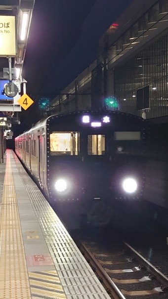 熊本駅から上熊本駅の乗車記録(乗りつぶし)写真