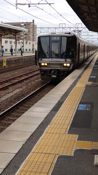 近江八幡駅から米原駅の乗車記録(乗りつぶし)写真