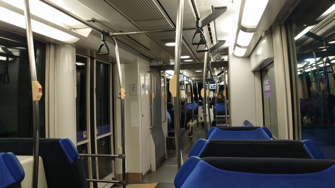 鉄道乗車記録の写真:車内設備、様子(8)        