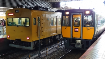 岡山駅から松江駅の乗車記録(乗りつぶし)写真