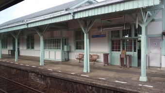 益田駅から長門市駅の乗車記録(乗りつぶし)写真