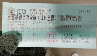 飯田線の旅1の乗車記録(乗りつぶし)写真