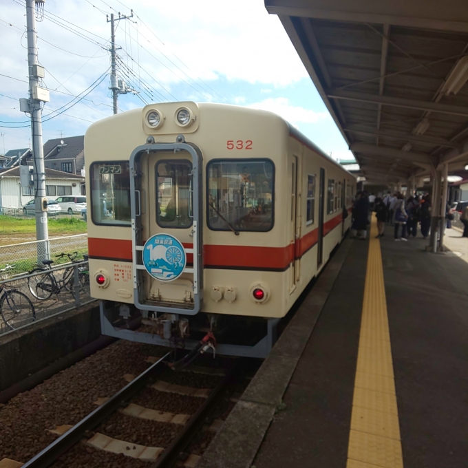 鉄道乗車記録の写真:乗車した列車(外観)(1)     「気動車1両で往復している。」