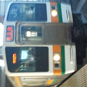 小山駅から伊勢崎駅の乗車記録(乗りつぶし)写真