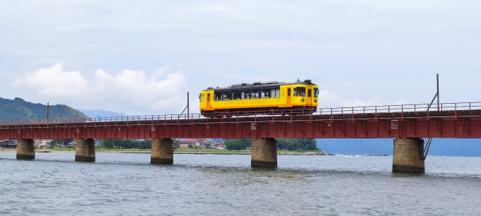 鉄道乗車記録の写真:列車・車両の様子(未乗車)(2)     「由良川橋梁」