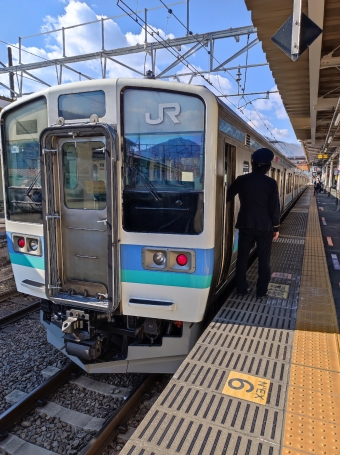 立川駅から大月駅の乗車記録(乗りつぶし)写真