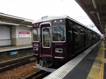 芦屋川駅から夙川駅の乗車記録(乗りつぶし)写真