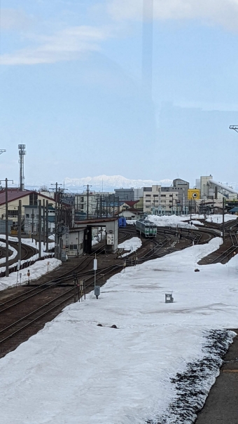 岩見沢駅から苗穂駅の乗車記録(乗りつぶし)写真