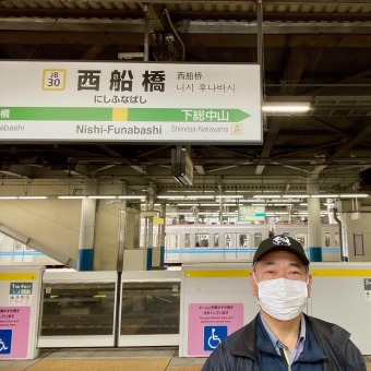 千葉駅から西船橋駅:鉄道乗車記録の写真