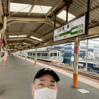 大船駅から熱海駅の乗車記録(乗りつぶし)写真
