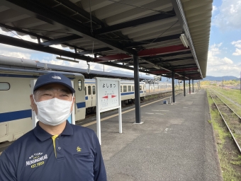 隼人駅から吉松駅の乗車記録(乗りつぶし)写真