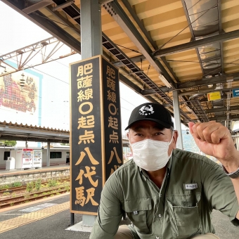 宇土駅から八代駅の乗車記録(乗りつぶし)写真