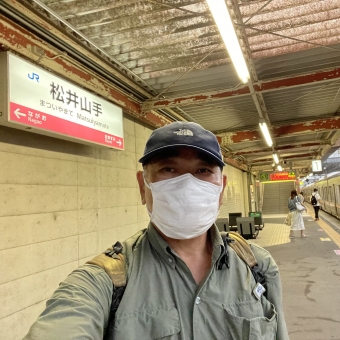 舞子駅から松井山手駅の乗車記録(乗りつぶし)写真