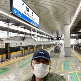 博多駅から博多南駅の乗車記録(乗りつぶし)写真